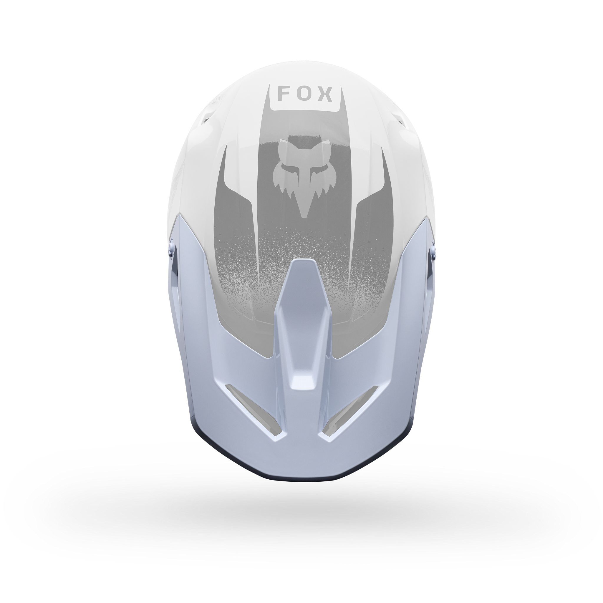 Fox Racing V1 Helmet Visor - Clutch - White/Black