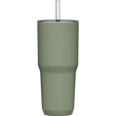 Straw Tumbler, SST Vacuum Insulated 30oz, Moss