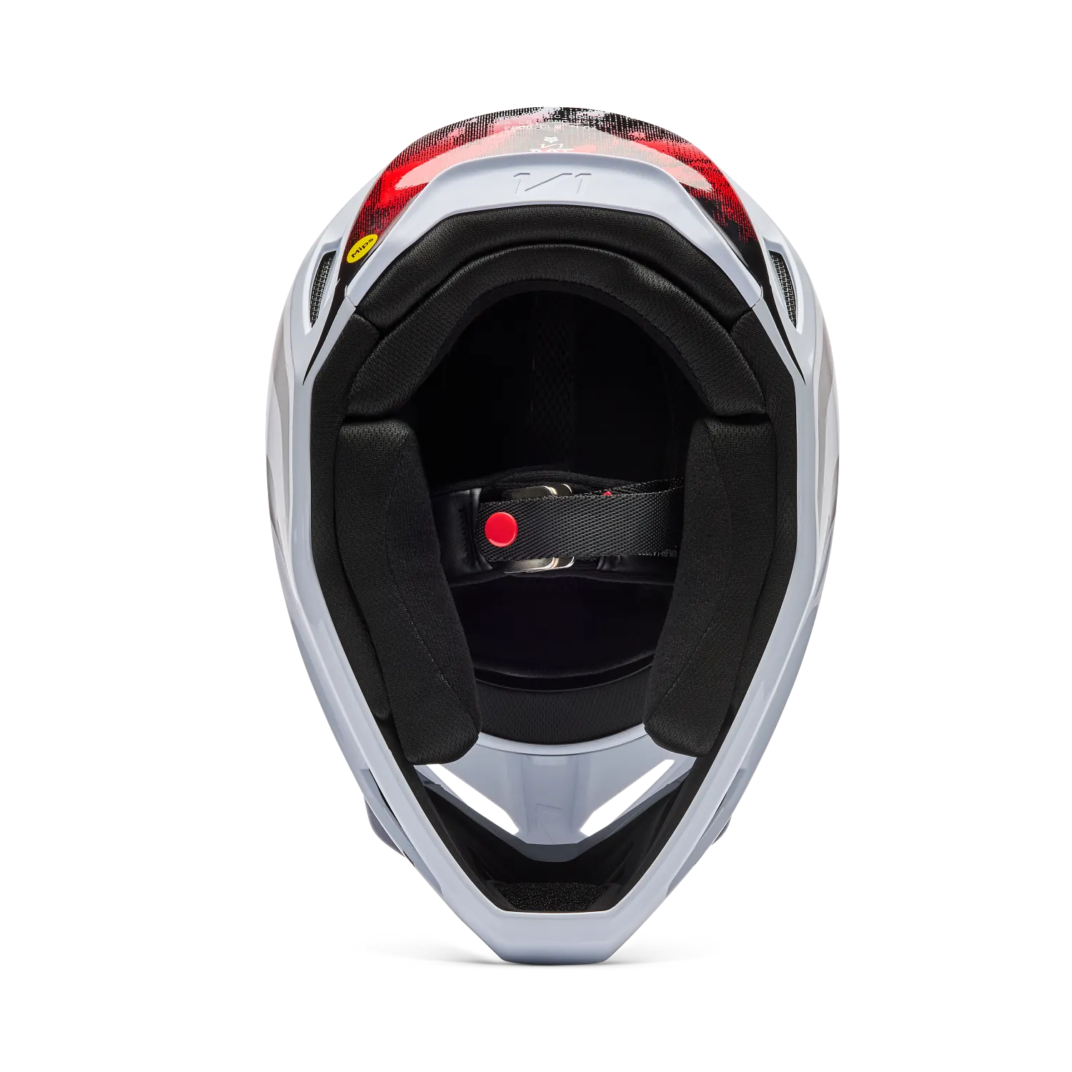 V1 KAIROS HELMET [WHT/FLO RED] XS