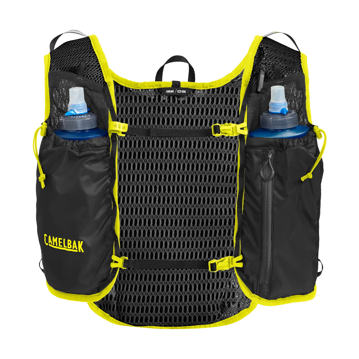 Trail Run Vest 34oz, Black/Safety Yellow