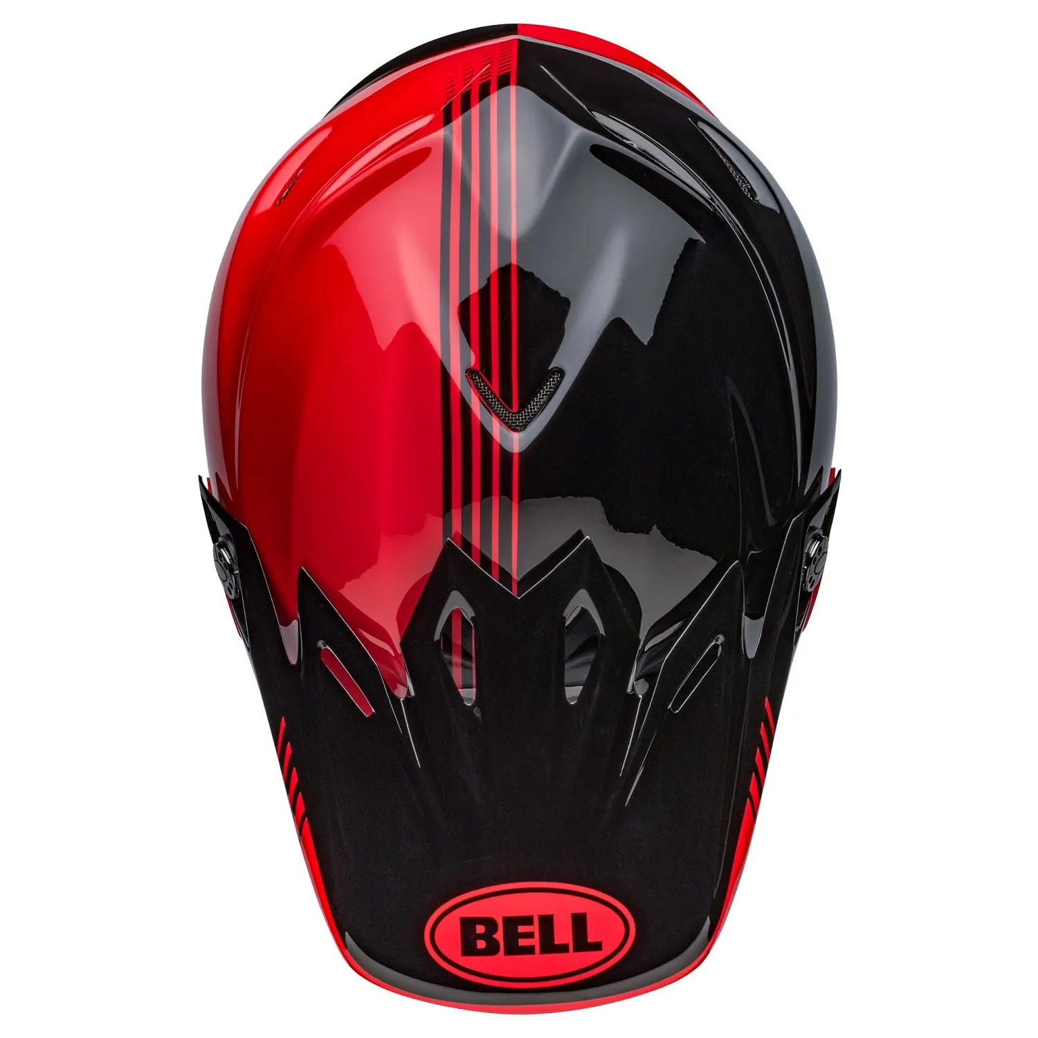 PS MOTO-9 MIPS LOUVER BK/RD M