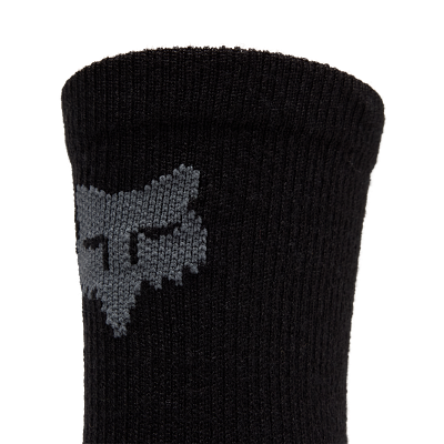 6" FLEXAIR MERINO SOCK [BLK] XS/S