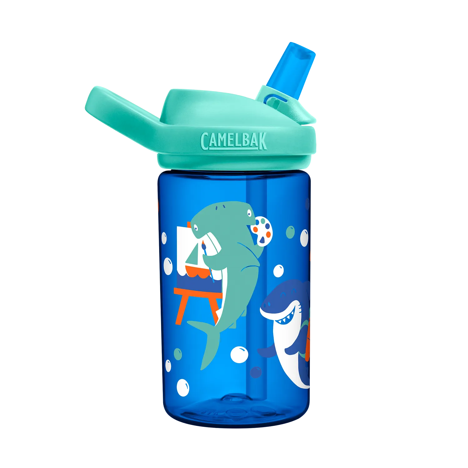 eddy+ Kids 14oz, Shark Summer Camp, Spring Summer LE