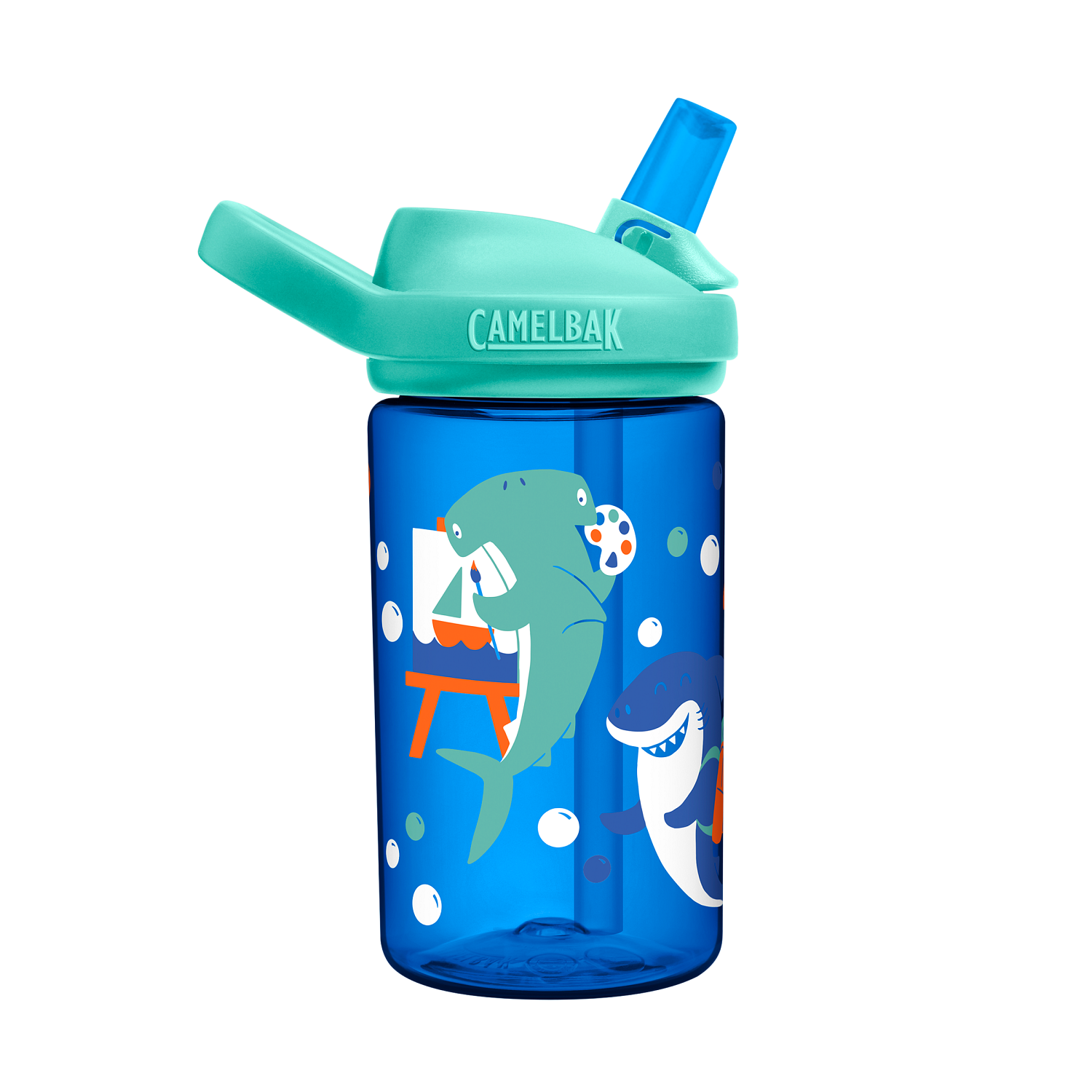 eddy+ Kids 14oz, Shark Summer Camp, Spring Summer LE