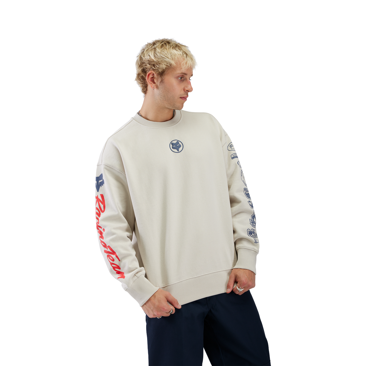 Pull &agrave; col rond oversize Super Trick