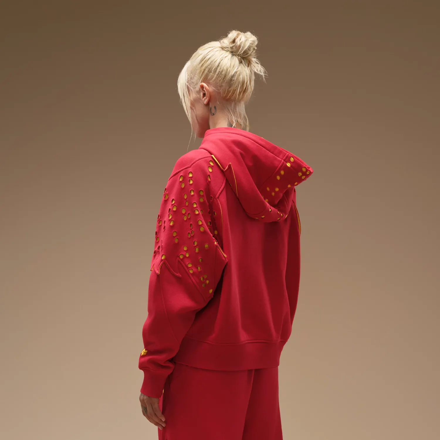 FOX KK PERFORATED FLC HOODIE 