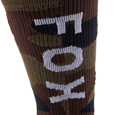 FOX CAMO CREW SOCK [GRN CAM] XS/S