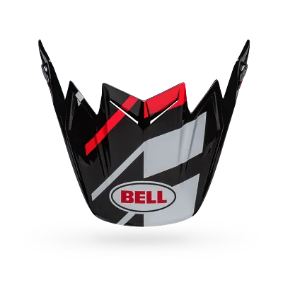 PS MOTO 9 FLEX VISOR BANSHEE BK/RD