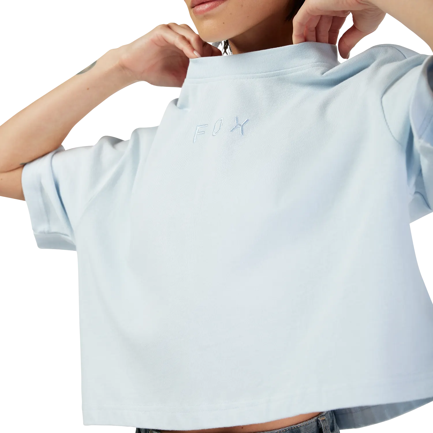 Mot-symbole pour femmes Premium Crop Tee