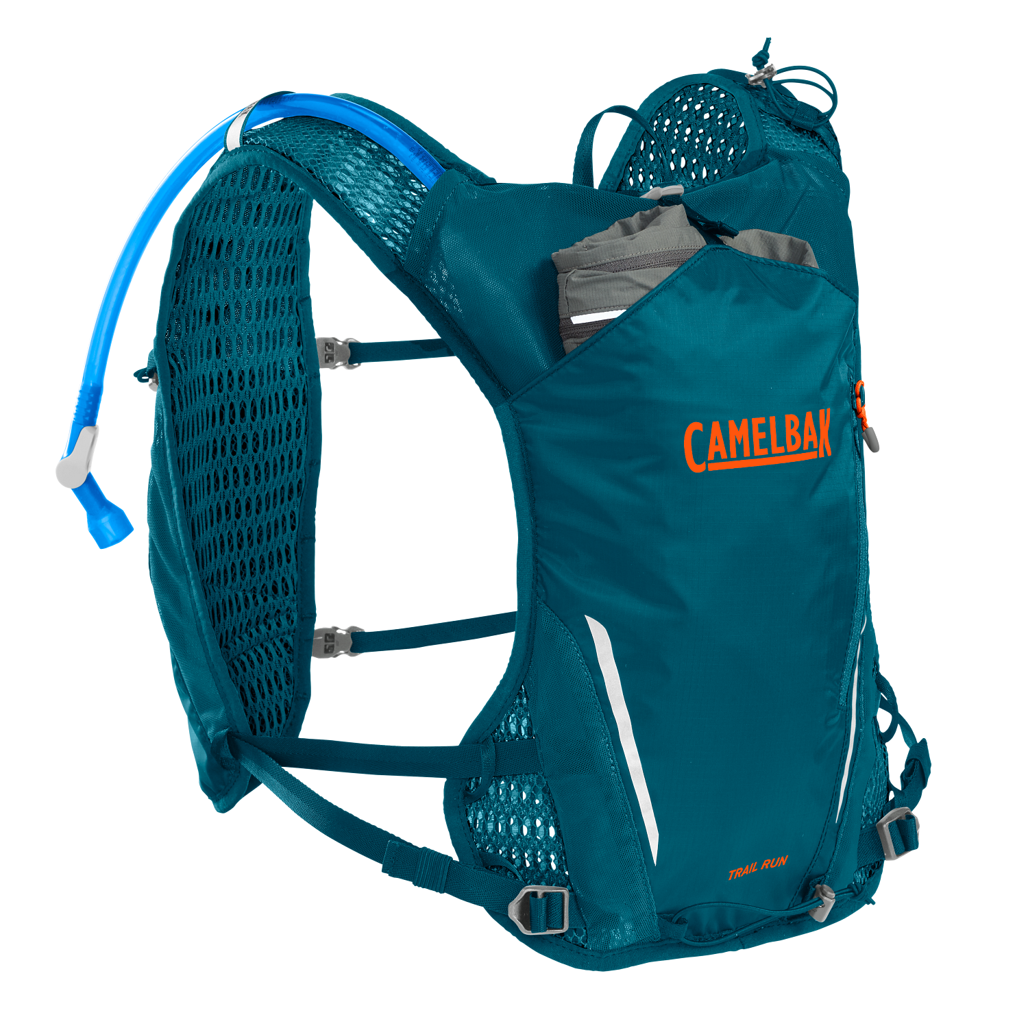 TRAIL RUN VEST 34OZ, [COR TEAL] OS