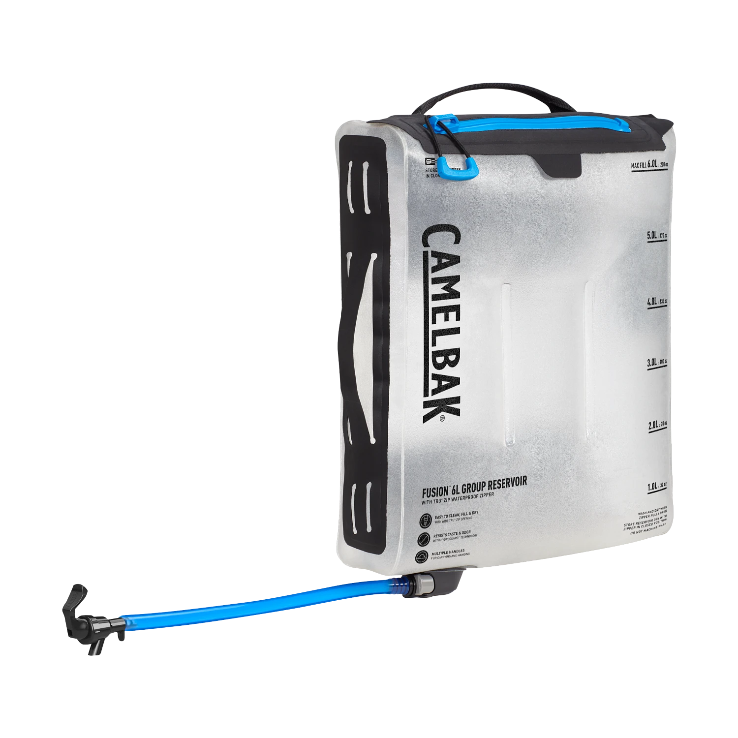 Fusion 6L Group Reservoir with Tru Zip Waterproof Zipper, Clear