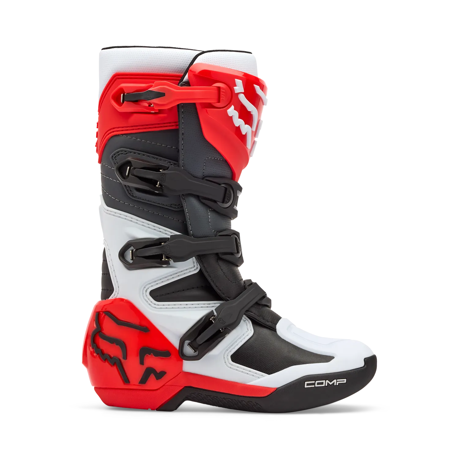 YTH COMP BOOT [WHT/FLO RED] 1