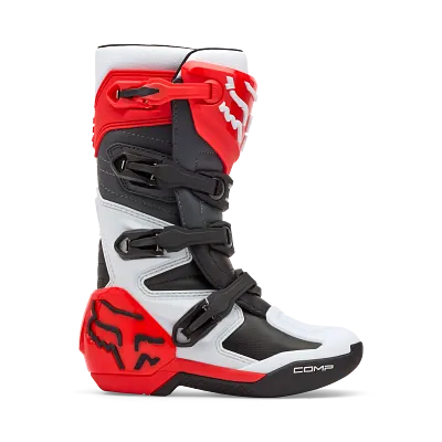 YTH COMP BOOT [WHT/FLO RED] 1