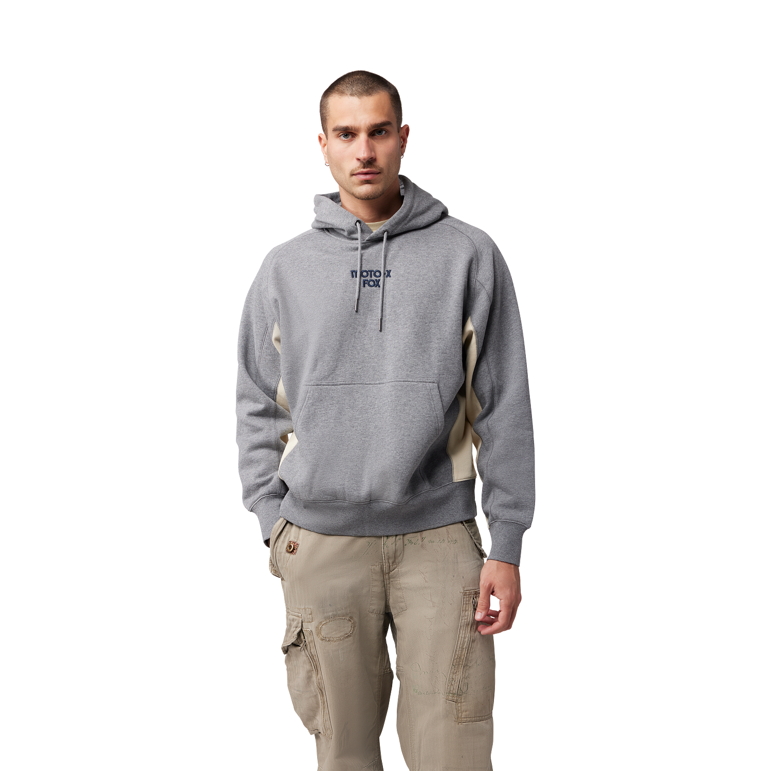 Moto-X oversized pullover-h&aelig;ttetr&oslash;je