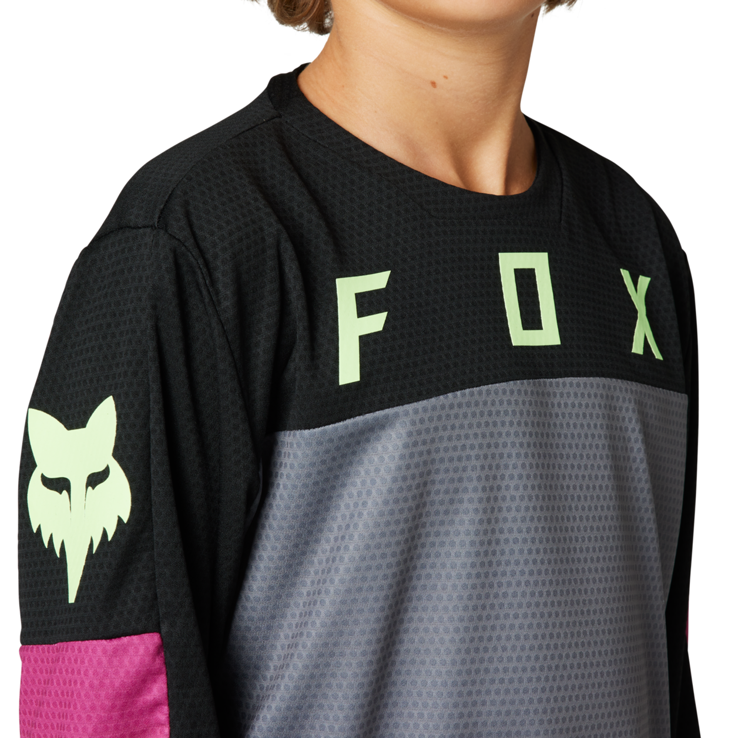 Youth Defend Race Long Sleeve Jersey