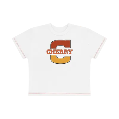 Fox x Cherry Contrast Baby Tee