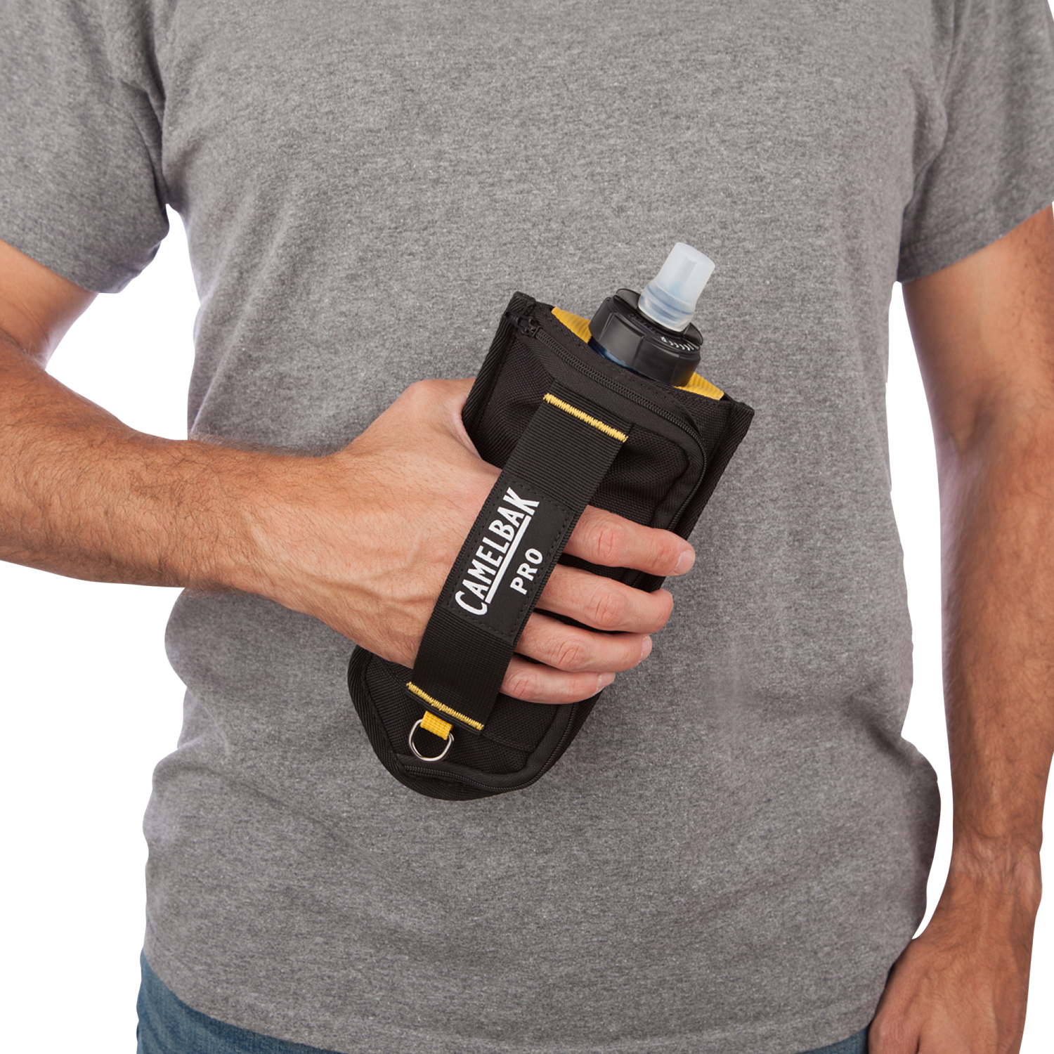 5H 17oz Clip Flask, Black