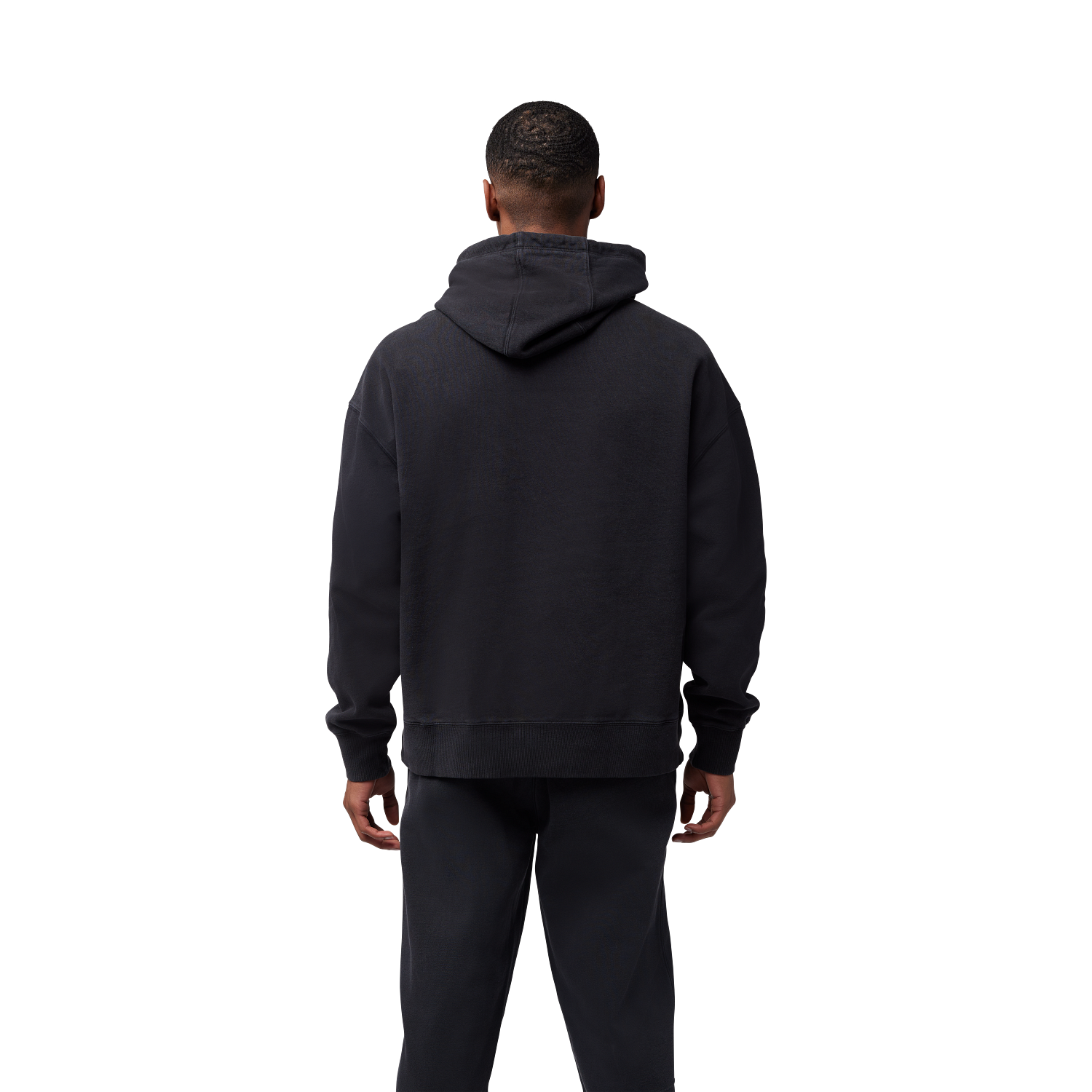 Wordmark oversized pullover-h&aelig;ttetr&oslash;je