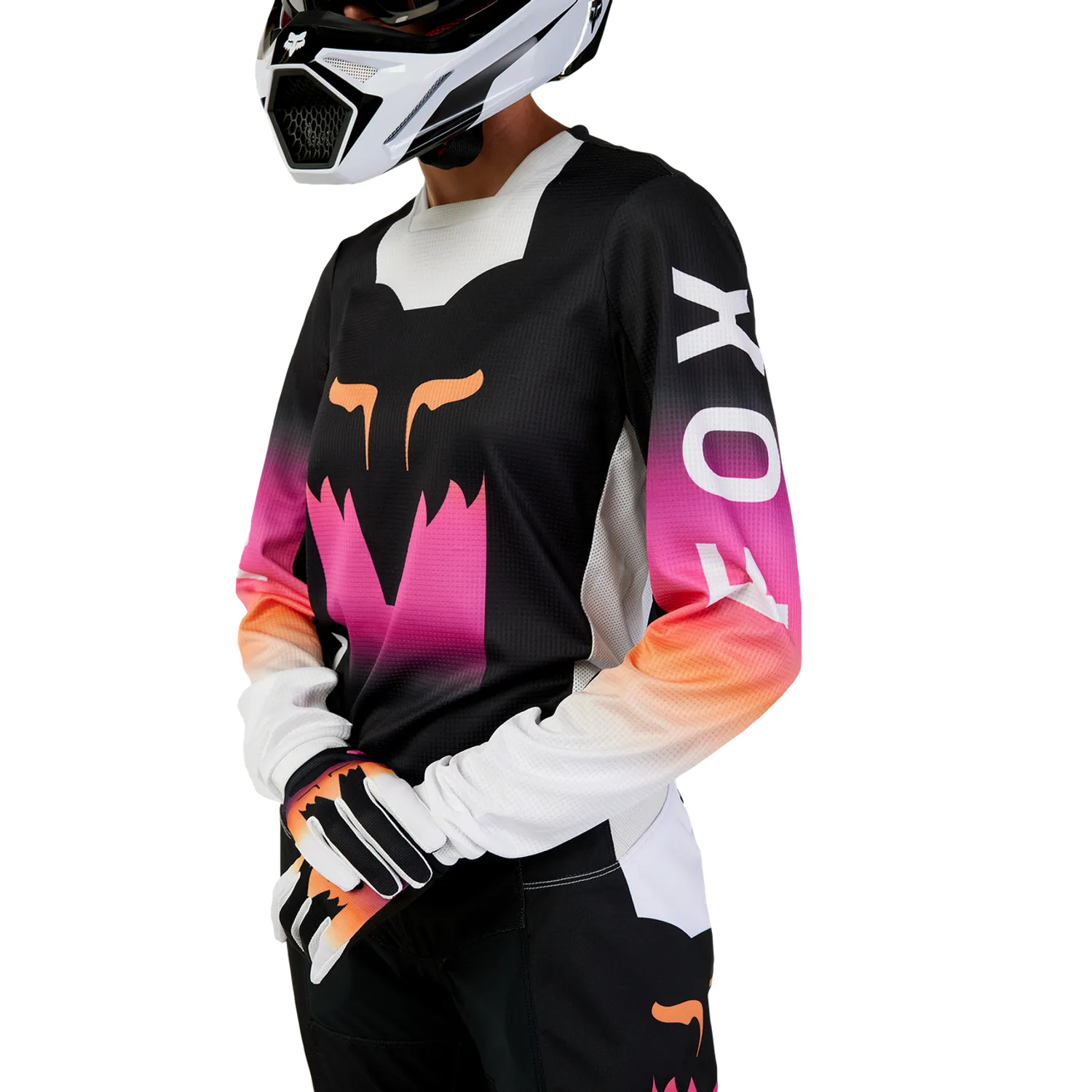 WMNS 180 FLORA JERSEY [BLK/PNK] L