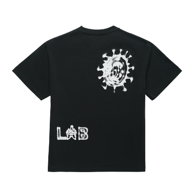 FOX LAB AIRBRUSHED T-SHIRT [BLK] S