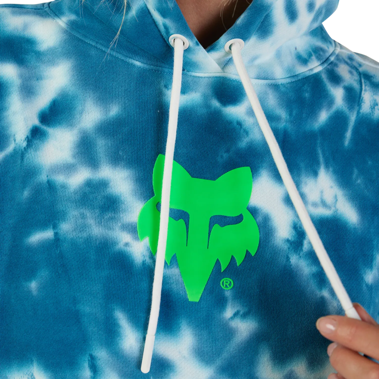 W ATLAS FLEECE PO [BLU/WHT] XS