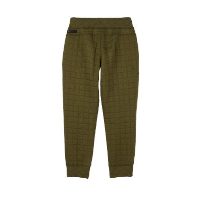 W QUILTED FLEECE JOGGER [OLV GRN] XS