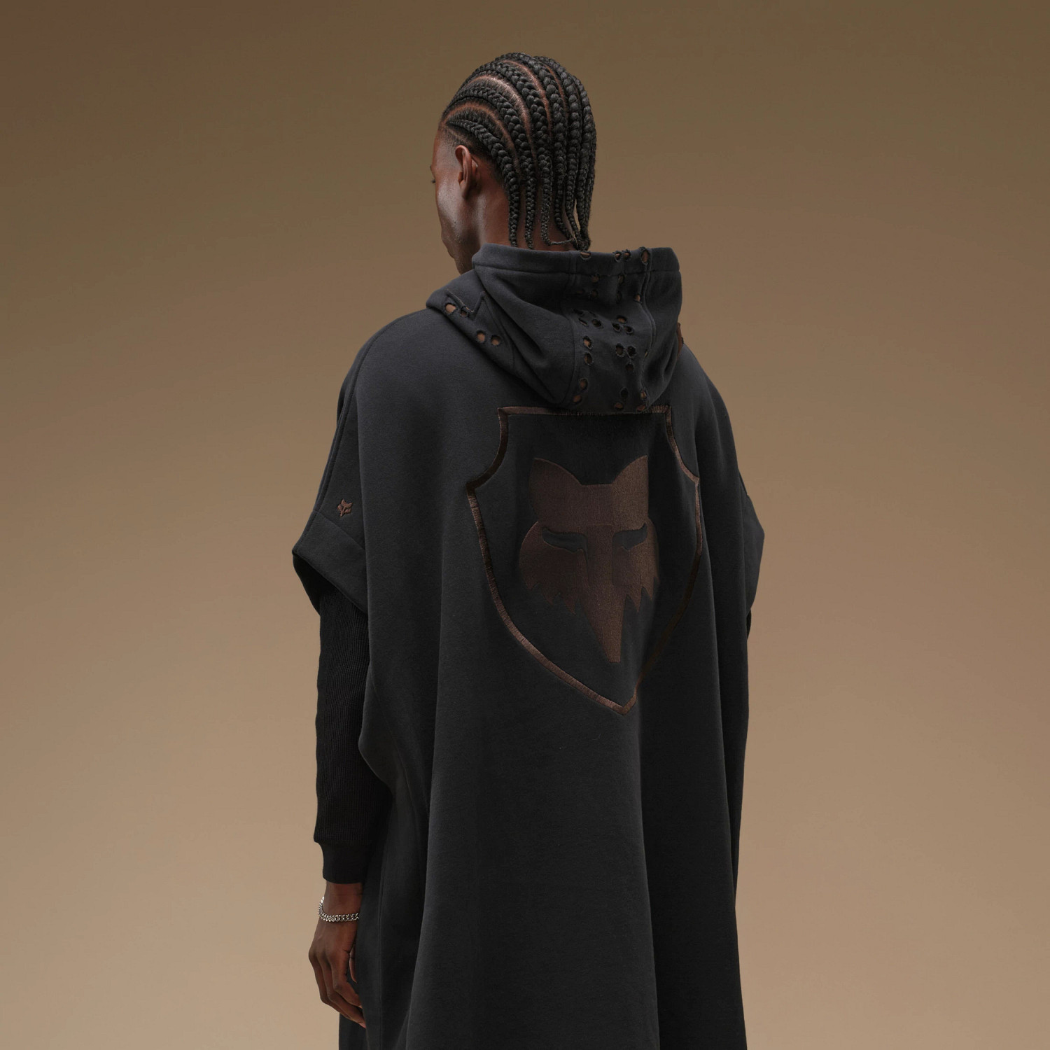 FOX KK FLEECE OVERSHIRT [BLK RNS] OS