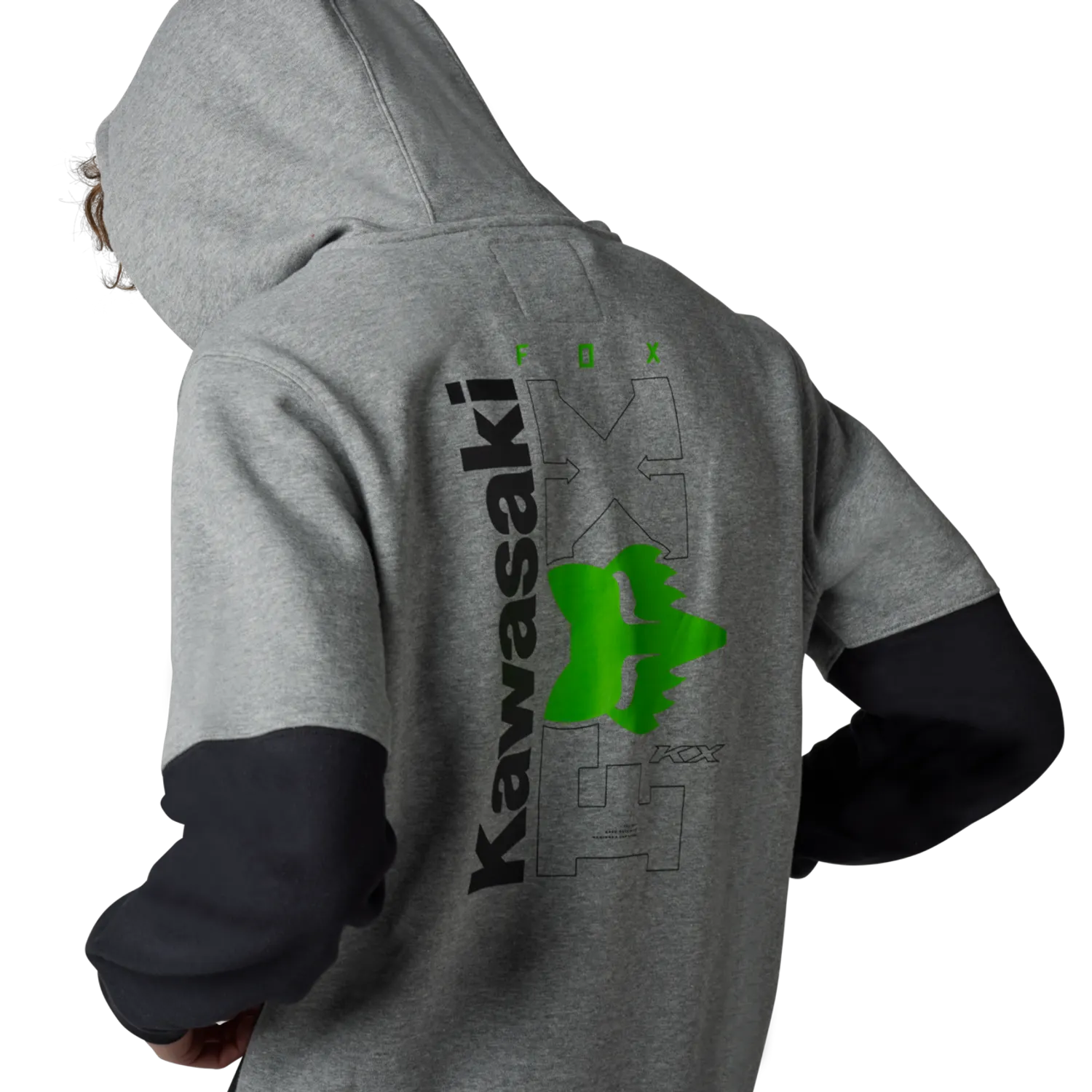 Sudadera con Capucha y cremallera Fox X Kawi