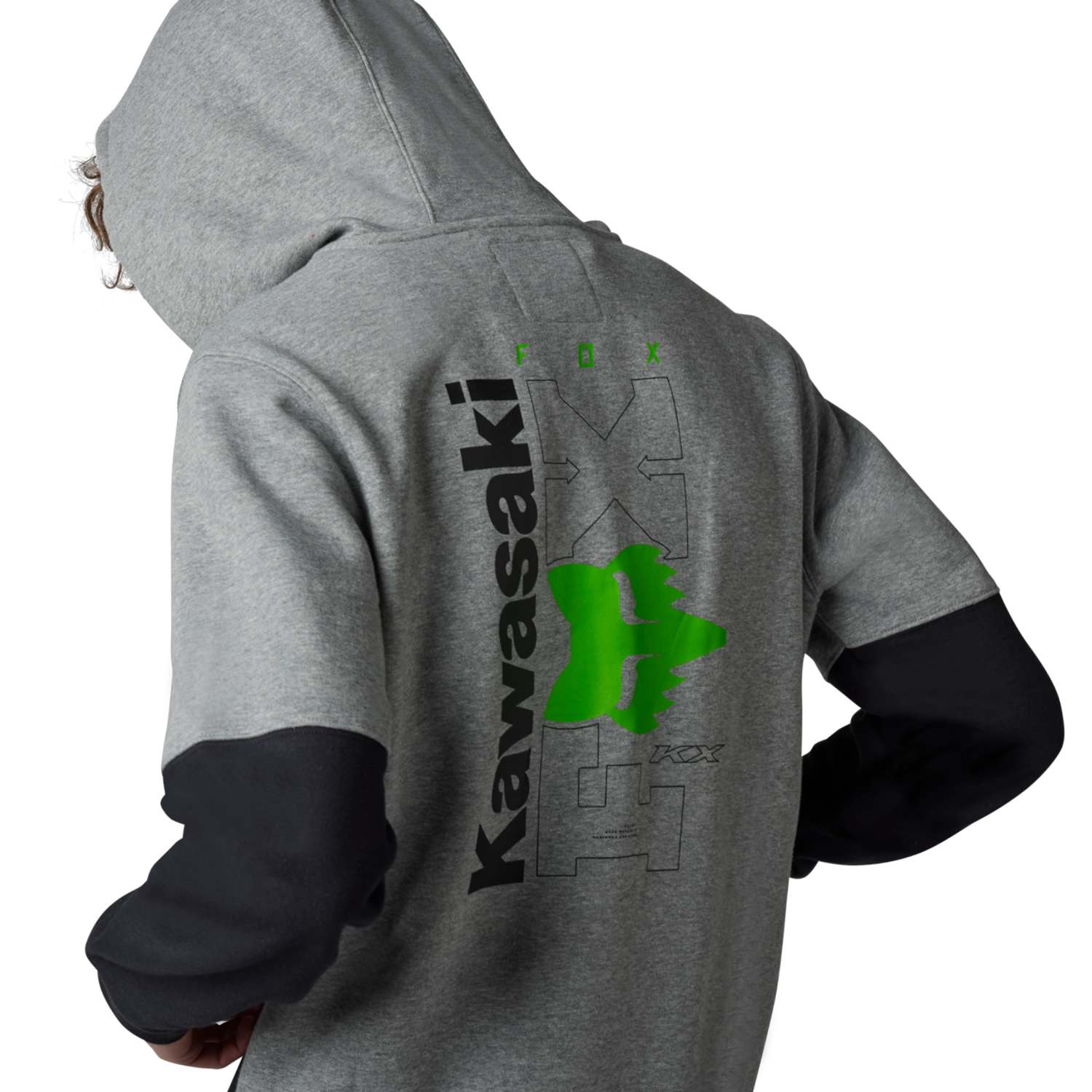Sudadera con Capucha y cremallera Fox X Kawi