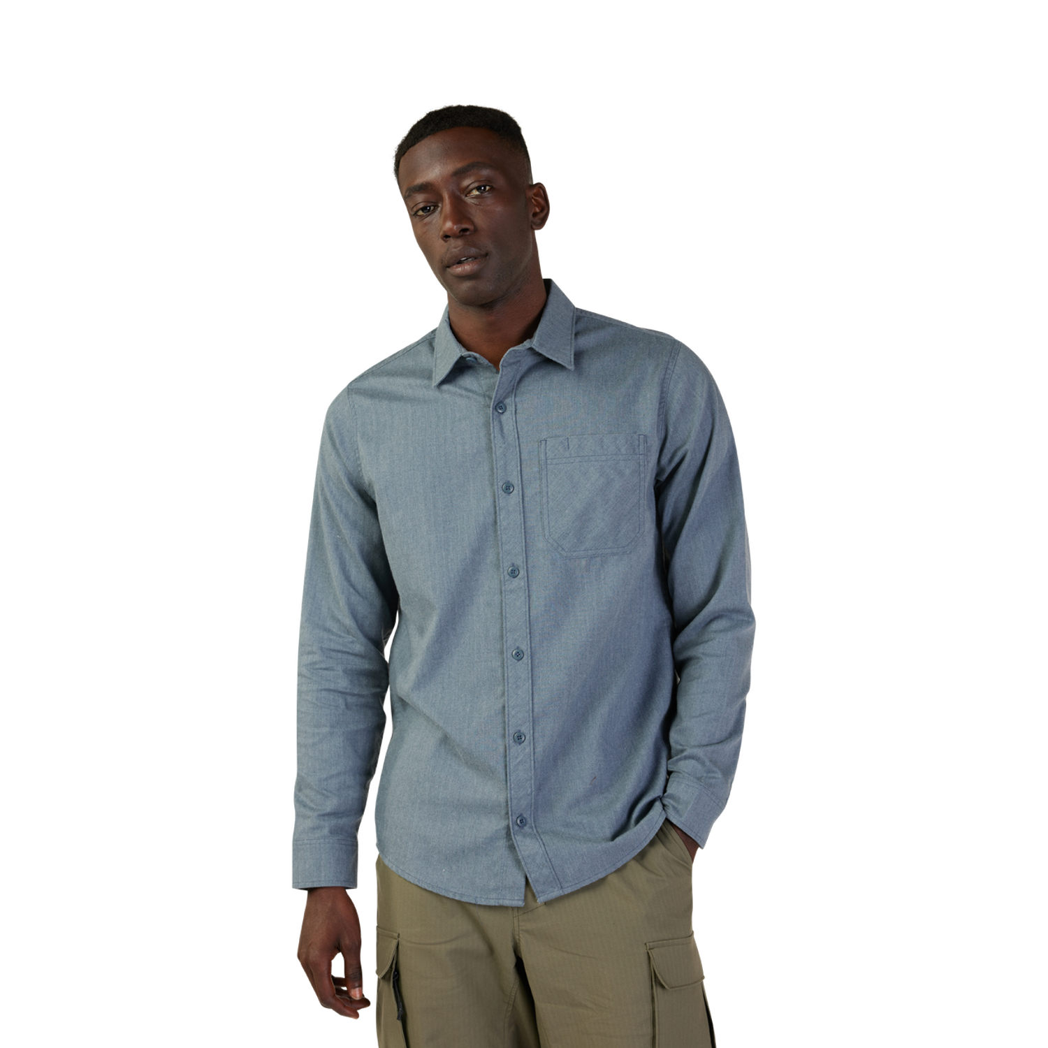 Level Up Woven Long Sleeve Flannel Shirt