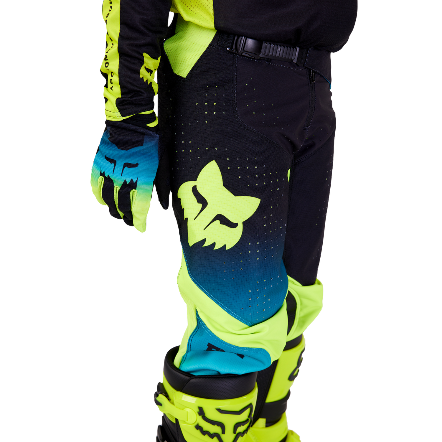 YTH 360 STREAK PANT [BLK/YLW] 24