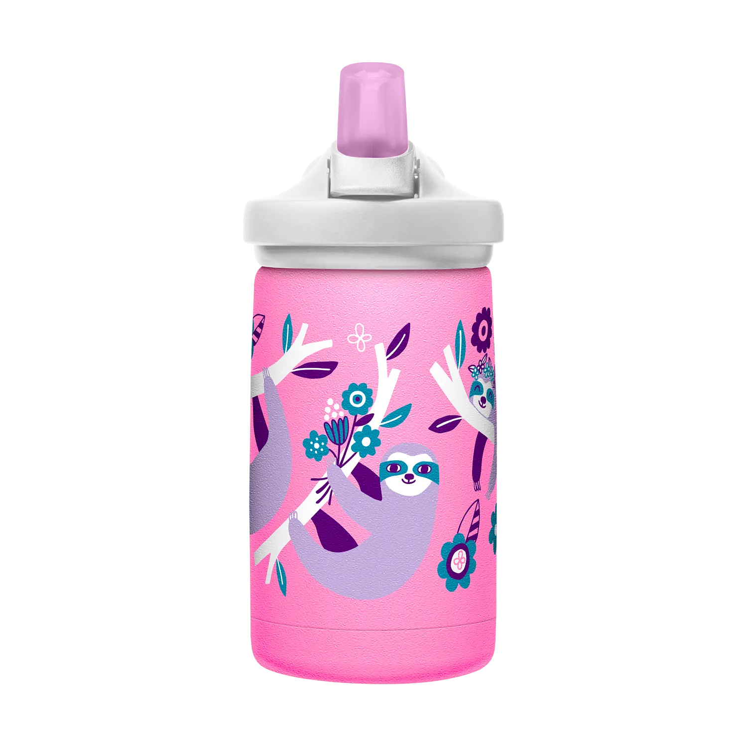 eddy+ Kids SST Vacuum Insulated 12oz, Flowerchild Sloth