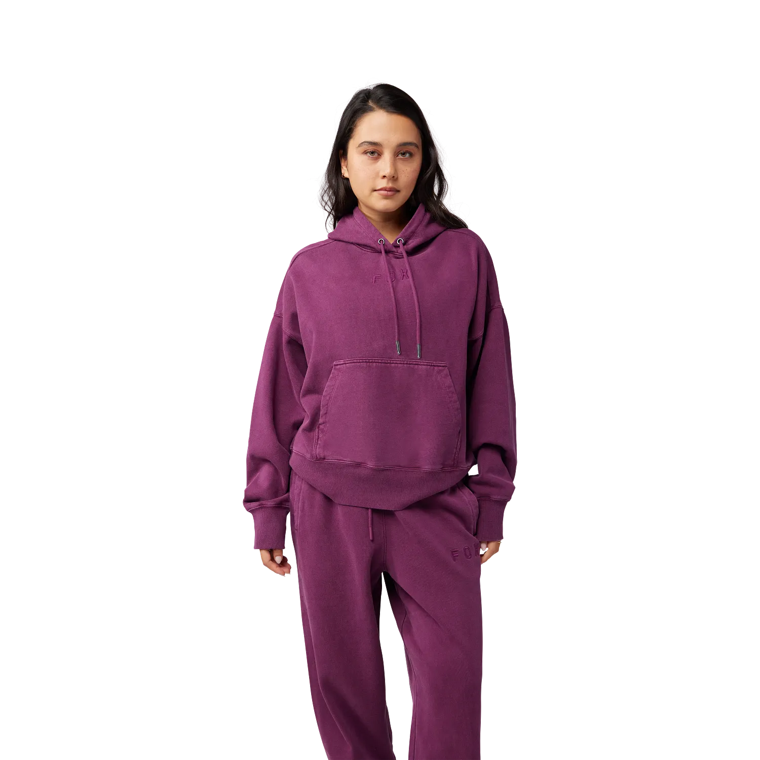 Sudadera con capucha Wordmark Oversized - Mujer