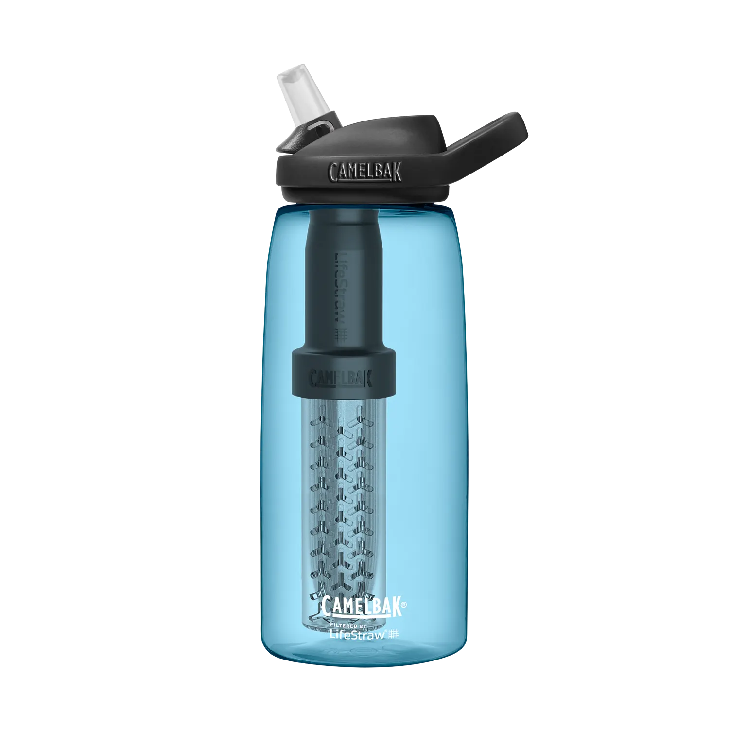 eddy+ 32oz, filtered by LifeStraw, True Blue