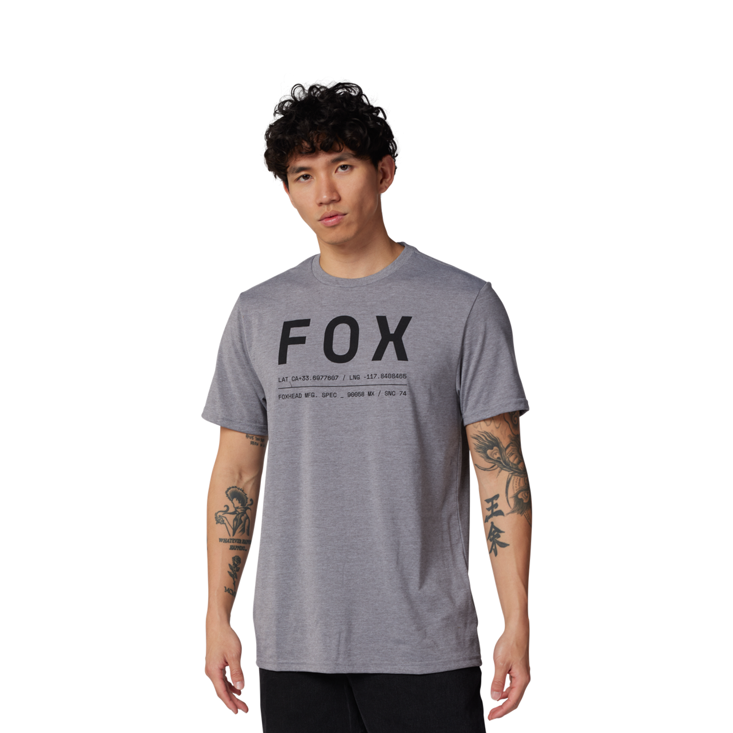 NON STOP SS TECH TEE [HTR GRAPH] M