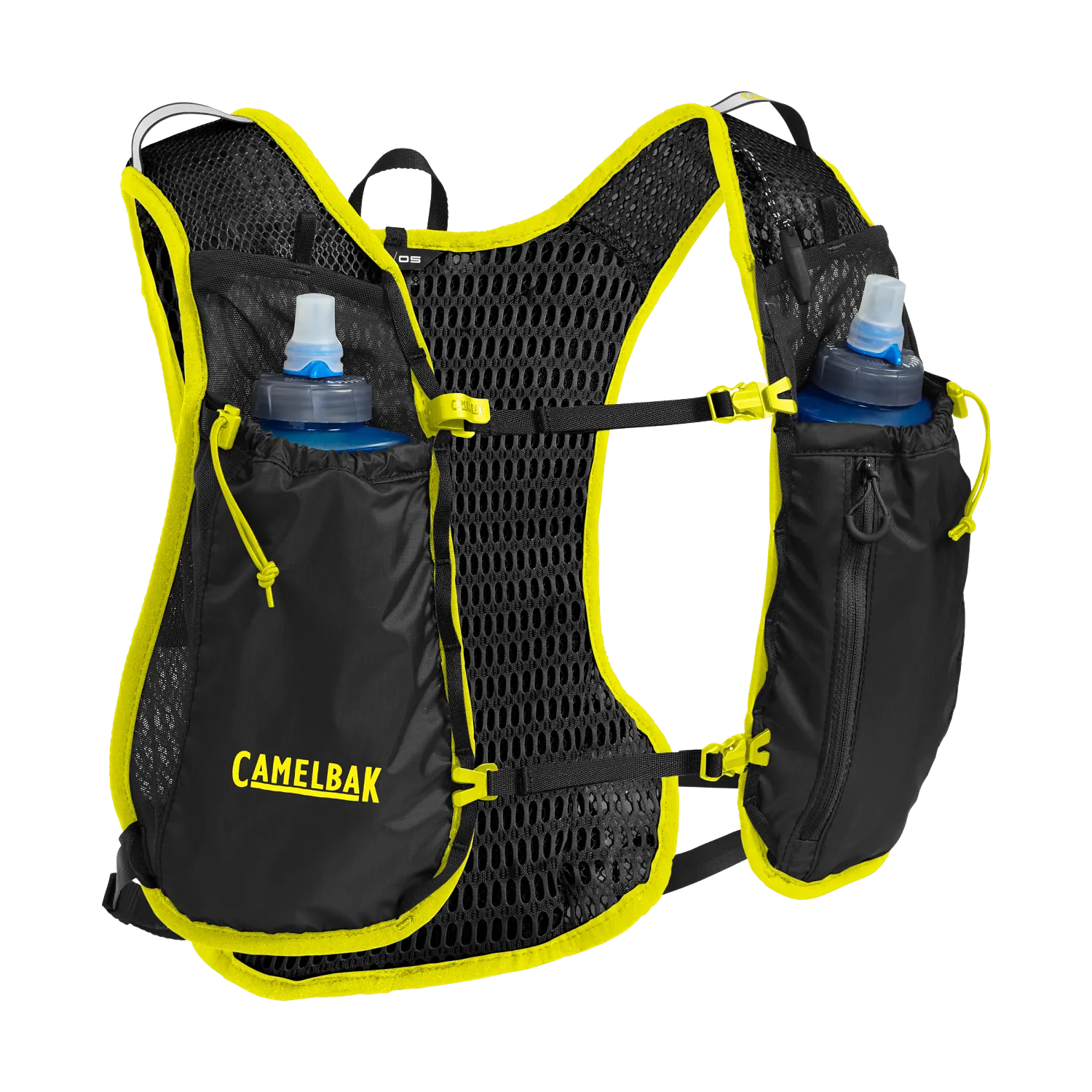 Trail Run Vest 34oz, Black/Safety Yellow