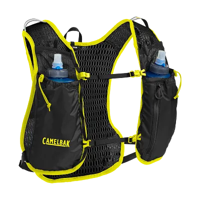 Trail Run Vest 34oz, Black/Safety Yellow
