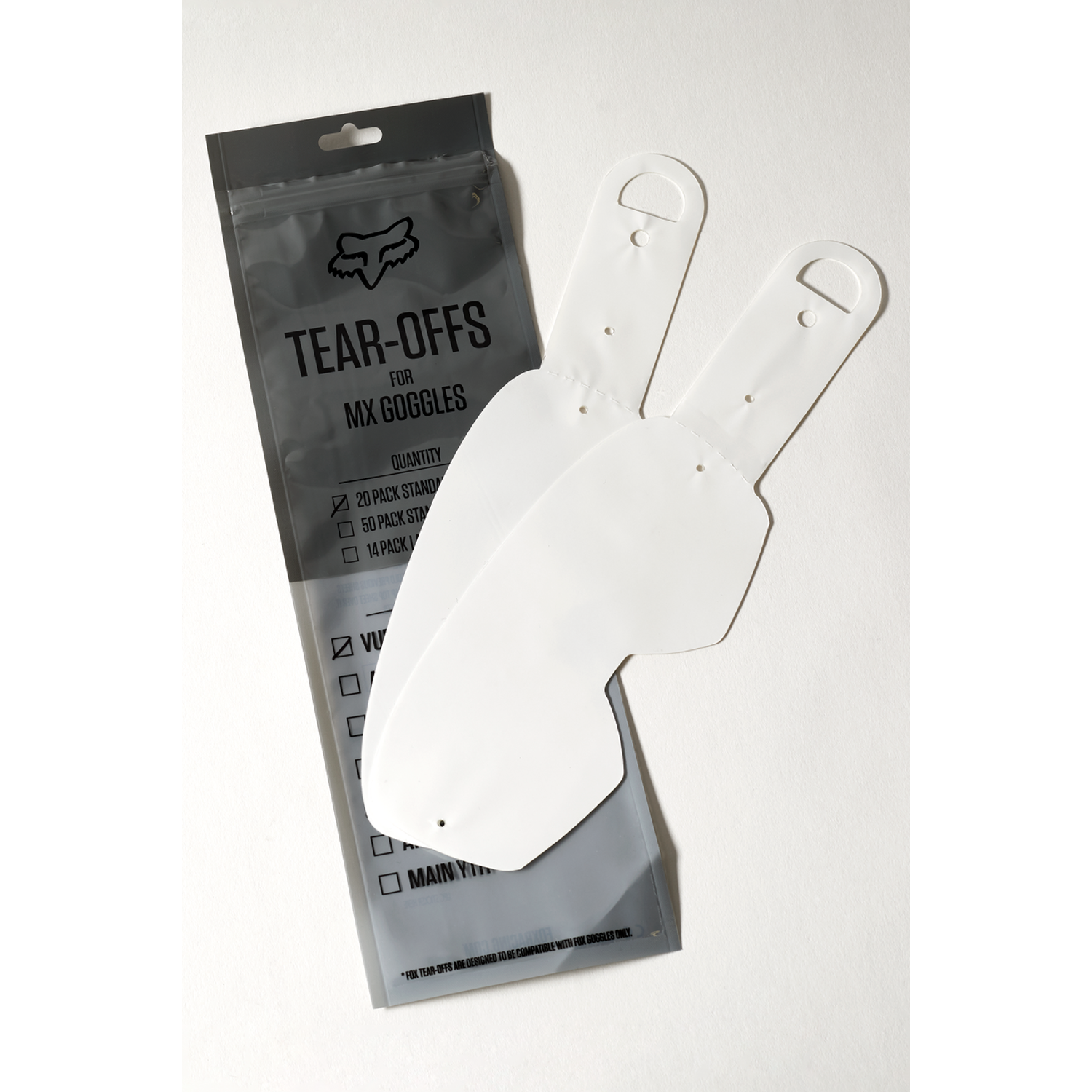 VUE LAMINATED TEAR OFFS 14PK [CLR] NS