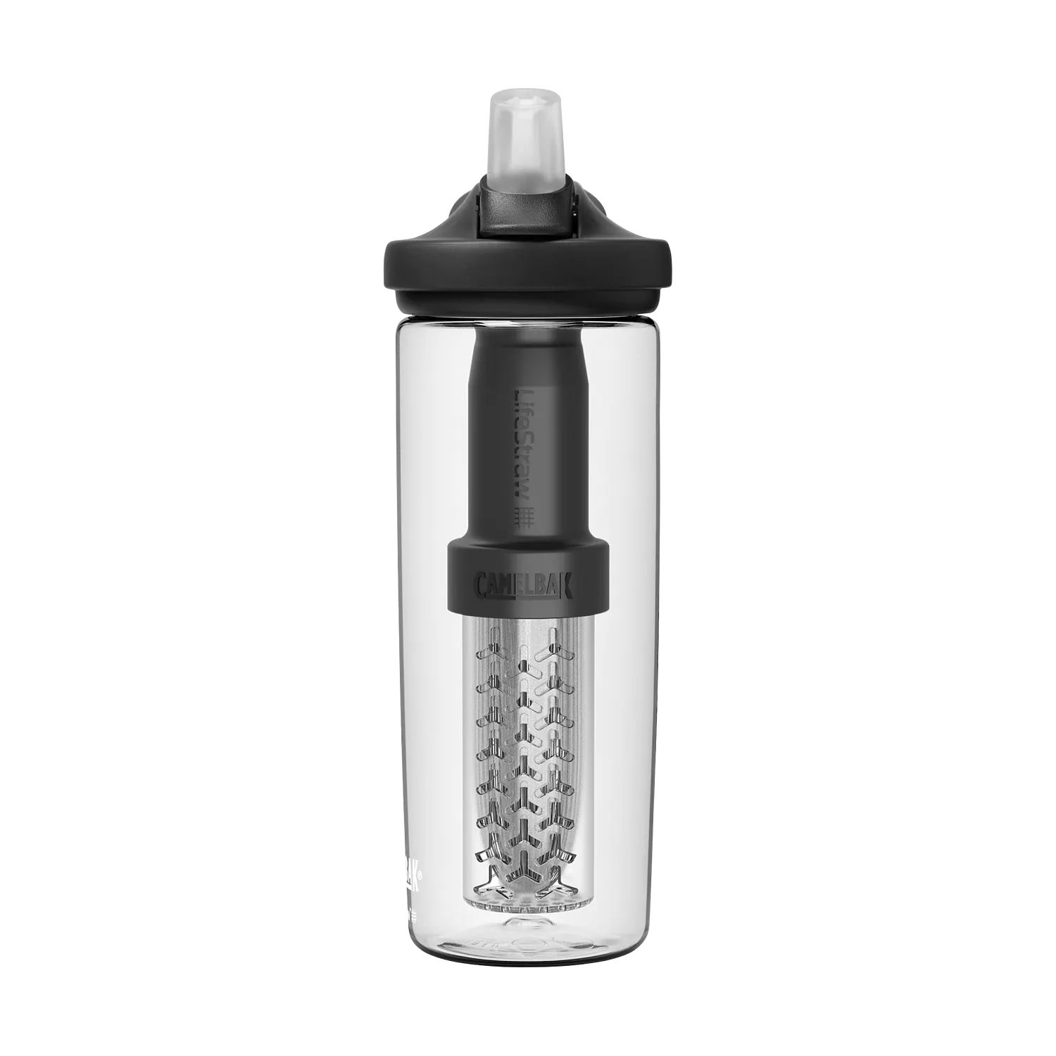 eddy+ 20oz, filtered by LifeStraw, Clear