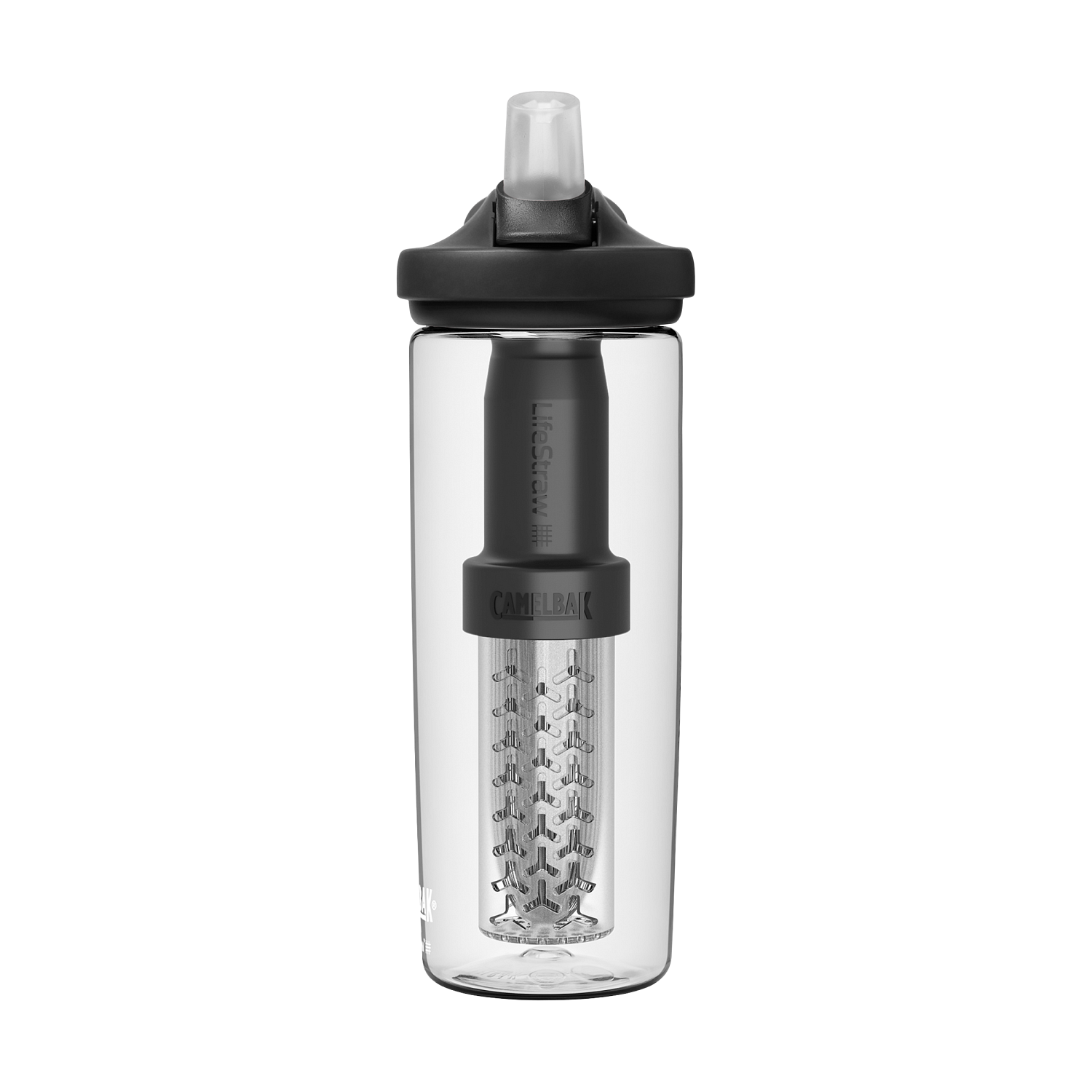 eddy+ 20oz, filtered by LifeStraw, Clear