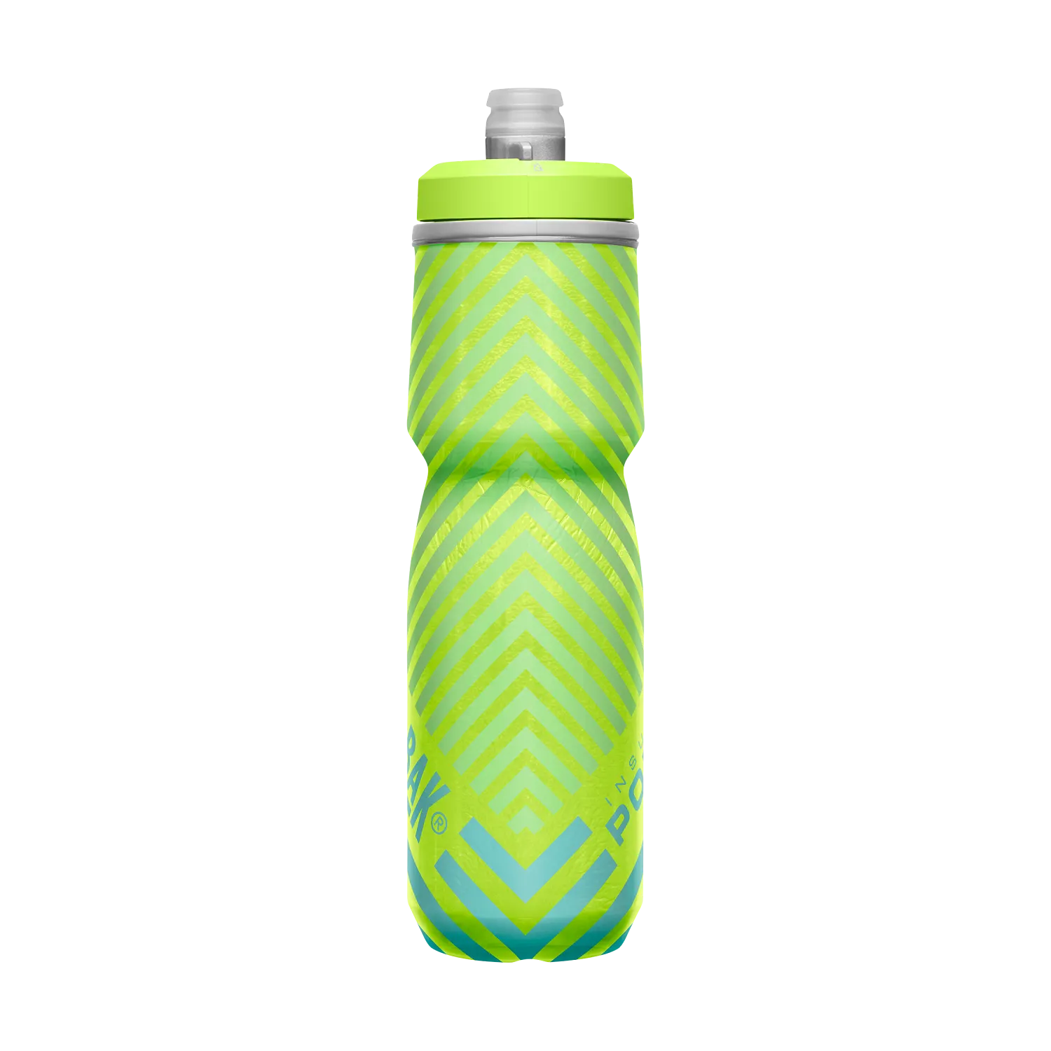 Podium Chill Outdoor 24oz, Lime/Blue Stripe