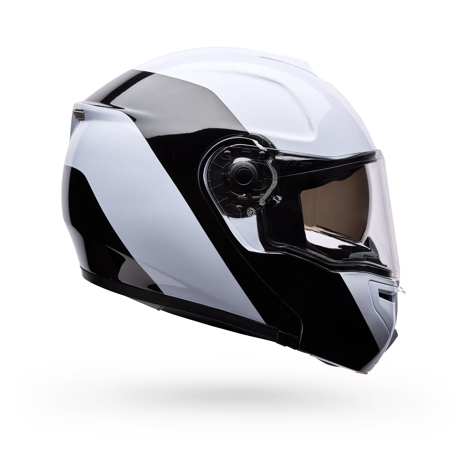 PS SRT M FLOW WH/BK L DOT