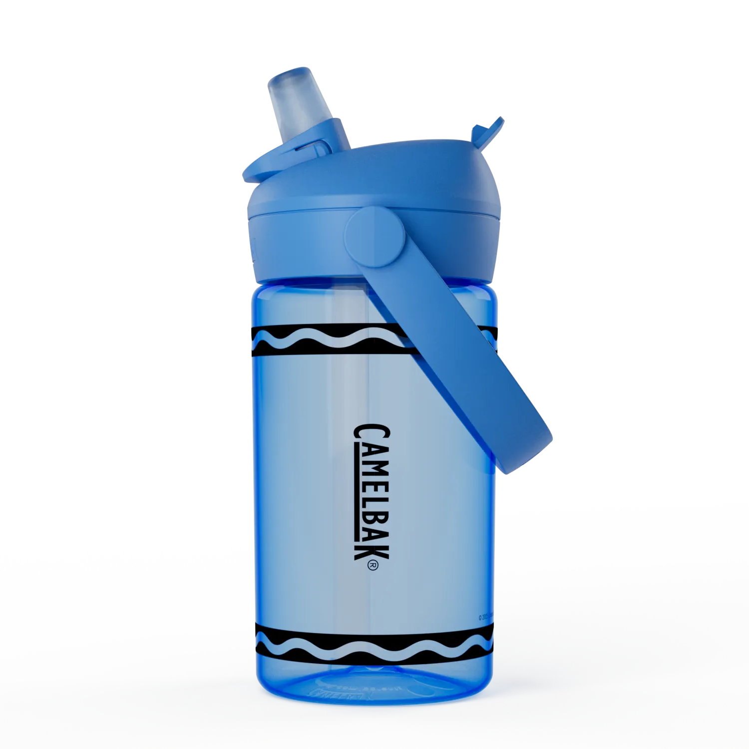 Crayola 14oz Flip Straw, Cerulean