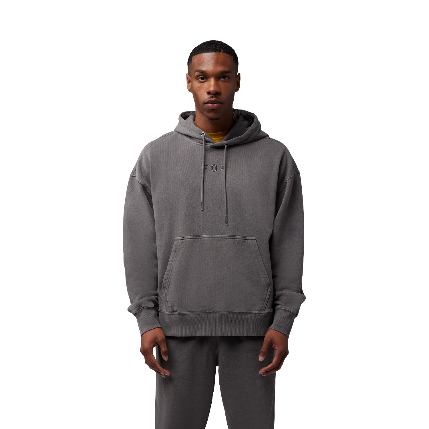 Wordmark oversized pullover-h&aelig;ttetr&oslash;je