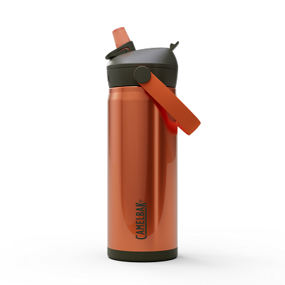 Thrive&trade; Flip Straw Kids 16oz Bottle, Insulated Stainless Steel