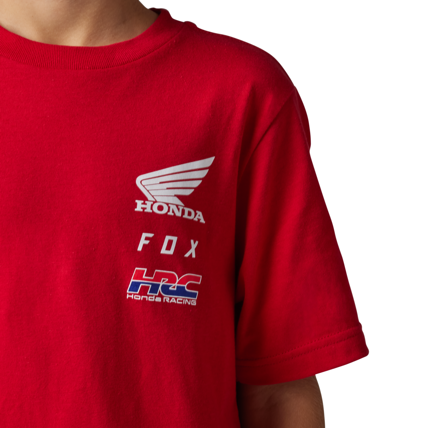 Camiseta Juvenil Fox X Honda - Ni&ntilde;os