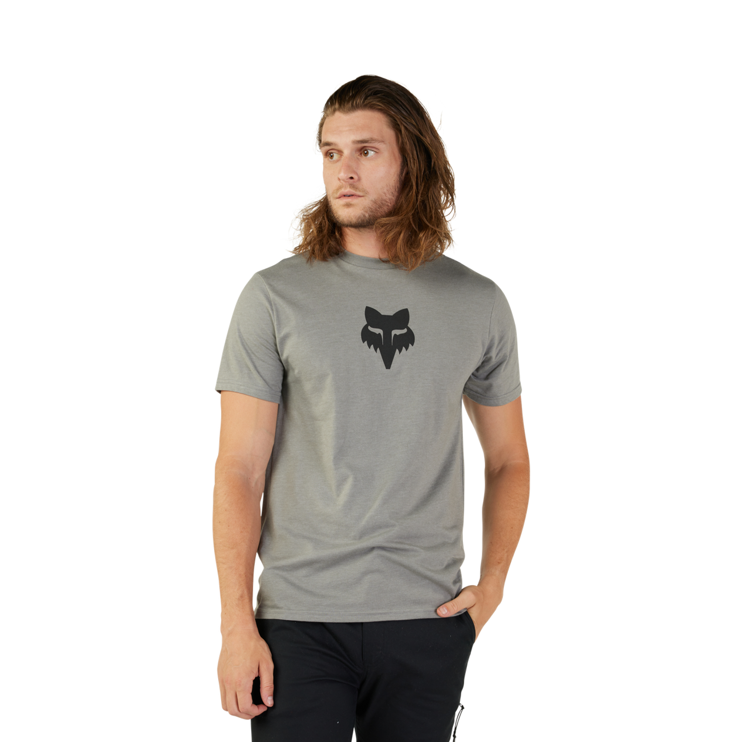 Premium-T-Shirt Fox Head