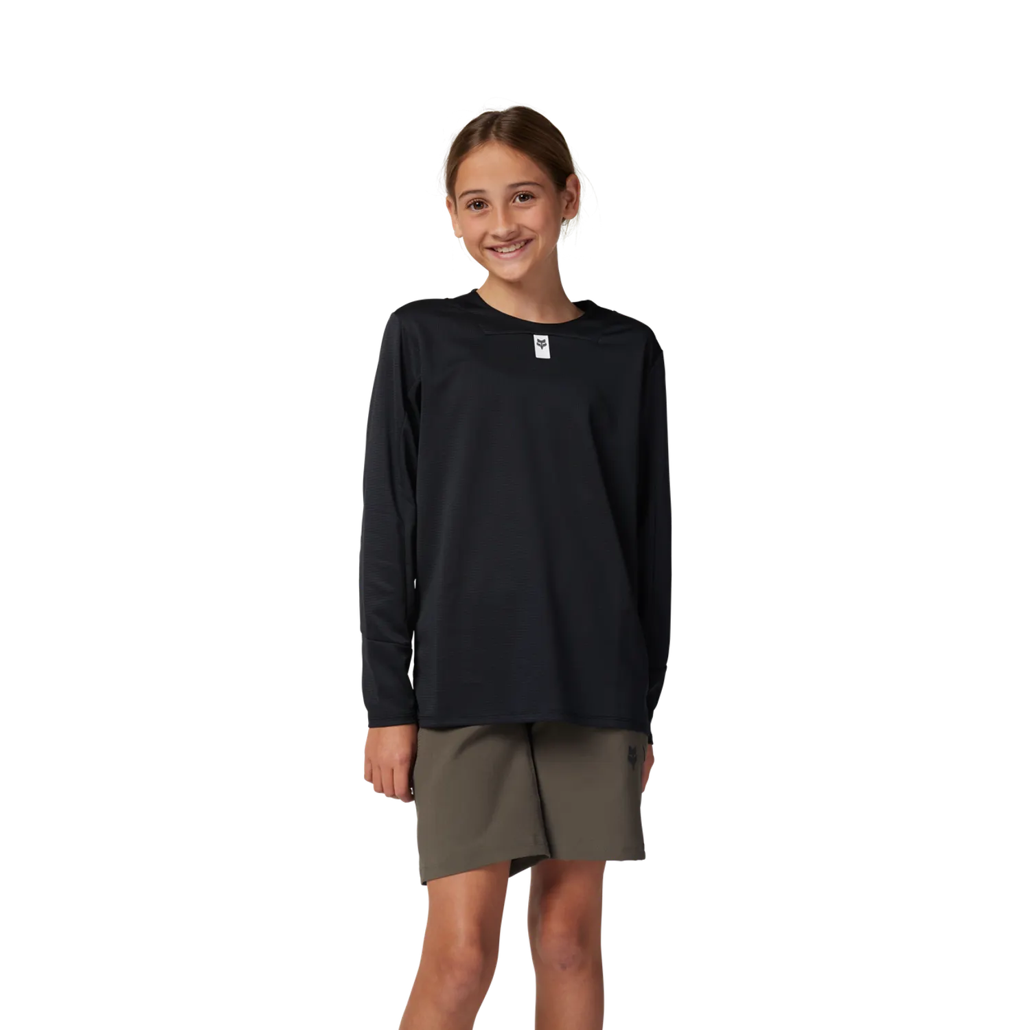 Camiseta t&eacute;cnica de manga larga Defend - Juvenil