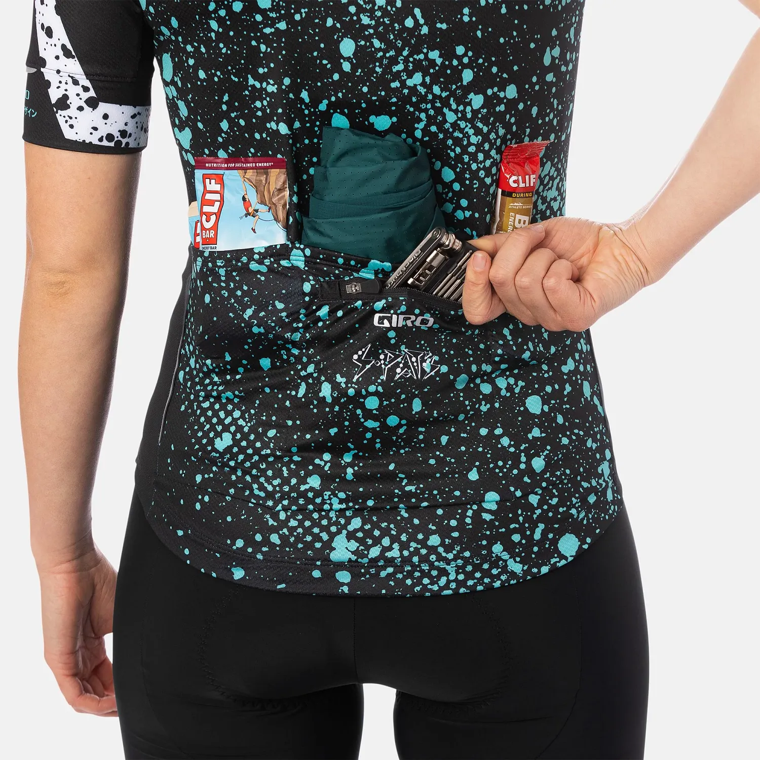GA W CHRONO EXPERT JERSEY BLK YASUDA XS