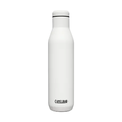Wine Bottle, SST Vacuum Insulated, 25oz, White